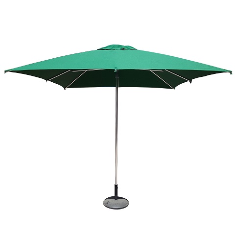 Milan 2.5m Square Parasol In Green by Eden Commercial Furniture