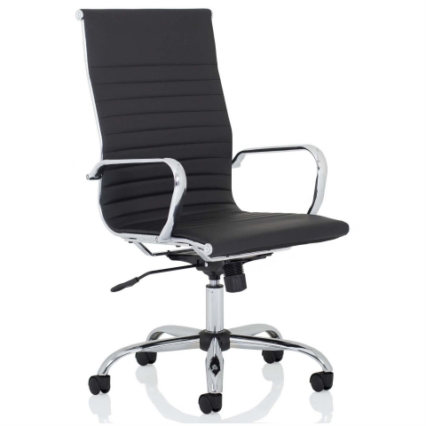 Nola High Back Chair With Star Base by Eden Commercial Furniture