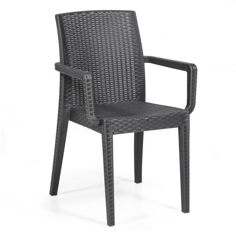 Poppy Armchair In Anthracite by Eden Commercial Furniture