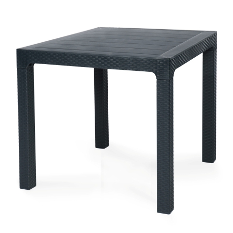 Poppy 80cm Square Table In Anthracite from Eden Commercial Furniture