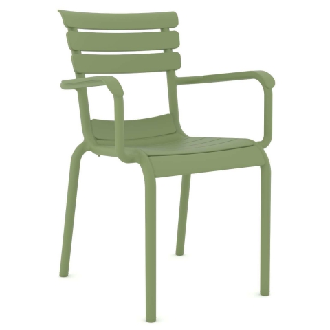 Chestnut Armchair In Green by Eden Commercial Furniture
