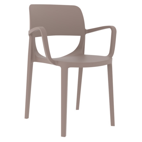 Crocus Armchair In Cappuccino by Eden Commercial Furniture