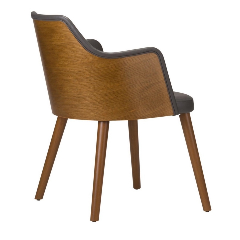 Palermo Armchair Veneered Back