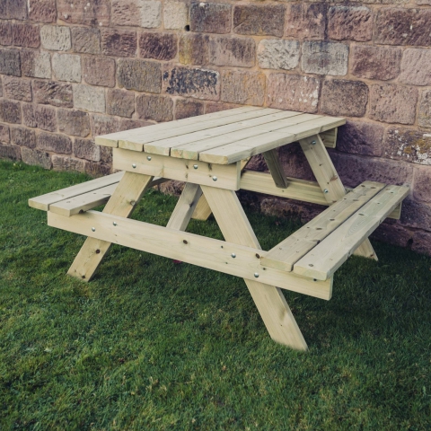 Skipton 140cm A Frame Picnic Bench from Eden Commercial Furniture