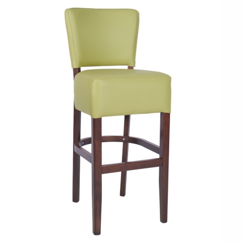 Reubens Stool in Walnut and Lime from Eden Commercial Furniture