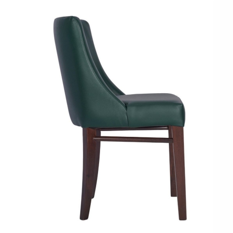 Arbroath Chair In Walnut and Moss