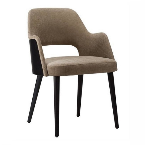 Piran Cut Out Armchair Veneered Back from Eden Commercial Furniture